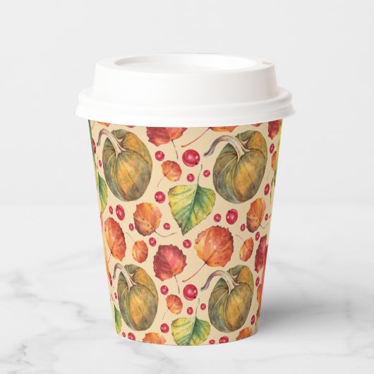 Little Pumpkin Autumn Herbst Babydusche Pappbecher (Vorderseite)