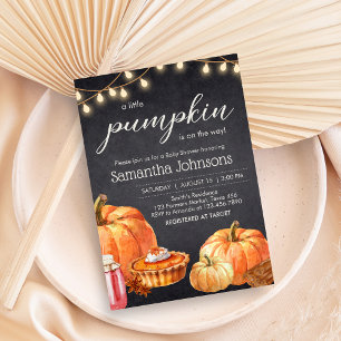 Little Pumpkin Autumn Picnic Baby Shower Einladung
