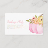 Little Pumpkin Baby Dusche Begleitkarte (Vorderseite)