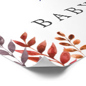 Little Pumpkin Baby Dusche Begrüßungszeichen Poster (Ecke)