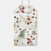 Little Pumpkin Baby Dusche Danke Geschenkanhänger (Rückseite)