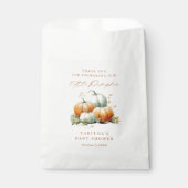 Little Pumpkin Baby Dusche Danke Geschenktütchen (Vorderseite)