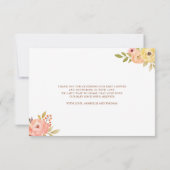 Little Pumpkin Baby Dusche Dankeskarte (Rückseite)