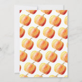 Little Pumpkin Baby Dusche Dankeskarte (Rückseite)