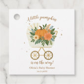 Little Pumpkin Baby Dusche Geschenkanhänger (Vorderseite)
