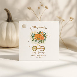 Little Pumpkin Baby Dusche Geschenkanhänger