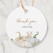 Little Pumpkin Baby Dusche Geschenkanhänger (Vorderseite)