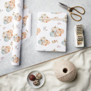Little Pumpkin Baby Dusche Geschenkpapier