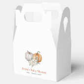 Little Pumpkin Baby Dusche Geschenkschachtel (Geöffnet)