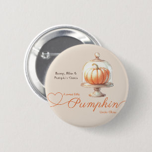 Little Pumpkin Baby Dusche - Herbstschick Button
