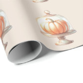 Little Pumpkin Baby Dusche - Herbstschick Geschenkpapier (Rolleneckpunkt)