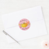 Little Pumpkin Baby Dusche Pink Sticker (Umschlag)