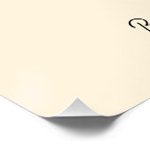 Little Pumpkin Baby Dusche Printable Begrüßungszei Poster (Ecke)