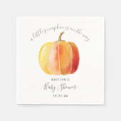 Little Pumpkin Baby Dusche Serviette (Vorderseite)