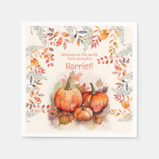Little Pumpkin Baby Dusche Serviette