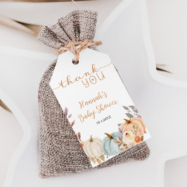 Little Pumpkin Baby Dusche Vielen Dank für Ihre Un Geschenkanhänger