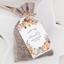 Little Pumpkin Baby Dusche Vielen Dank für Ihre Un Geschenkanhänger