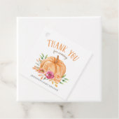 Little Pumpkin Baby Dusche Vielen Dank für Ihre Un Geschenkanhänger (Beispiel)