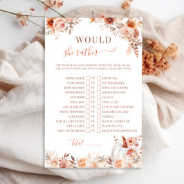 Little Pumpkin Baby Dusche würde sie eher spielen