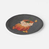 Little Pumpkin Baby Duschpapier Teller (Schrägansicht)