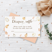 Little Pumpkin Baby Duwer Diaper Raffle