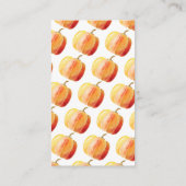 Little Pumpkin Baby Duwer Diaper Raffle Begleitkarte (Rückseite)