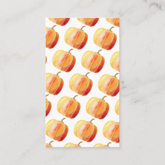 Little Pumpkin Baby Duwer Diaper Raffle Begleitkarte (Rückseite)