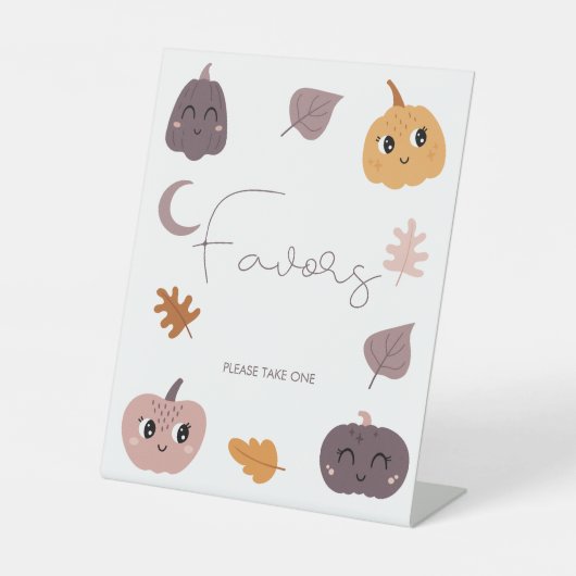 Little Pumpkin Baby Duwer Favoriten Sockelschild (Vorderseite)