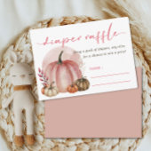 Little Pumpkin Baby Girl Pink Duschdusche Windel R Begleitkarte