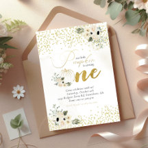 Little Pumpkin Baby Girl zum ersten Geburtstag