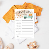 Little Pumpkin Baby Hopps & Wish Paper Card Flyer