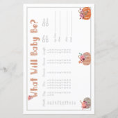 Little Pumpkin Baby Predictor (Vorderseite)