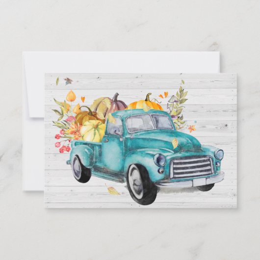 Little Pumpkin | Baby Shooting Game Einladung (Rückseite)