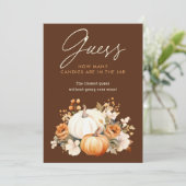 Little Pumpkin Baby Shooting Game Sign (Stehend Vorderseite)