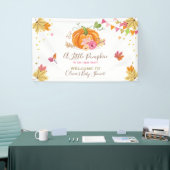 Little Pumpkin Baby Shower Banner Herbstmädchen (Messeveranstaltung)