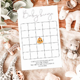Little Pumpkin Baby Shower Bingo Game