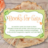 Little Pumpkin Baby Shower Books for Baby Begleitkarte
