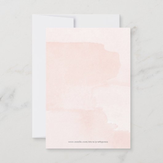 Little PUMPKIN BABY SHOWER EINLADUNGEN (Rückseite)