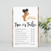 Little Pumpkin Baby Shower Game PRINTED (Stehend Vorderseite)