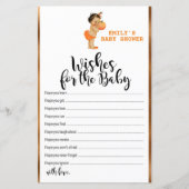 Little Pumpkin Baby Shower Game PRINTED (Vorderseite)