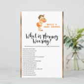 Little Pumpkin Baby Shower Game PRINTED (Stehend Vorderseite)