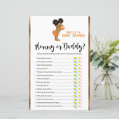 Little Pumpkin Baby Shower Game PRINTED (Stehend Vorderseite)