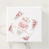 Little Pumpkin Baby Shower Girl Pink Herbst Herbst Geschenkanhänger (Beispiel)