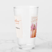 Little Pumpkin Baby Shower Ribbon - Romantisches S Glas (Links)