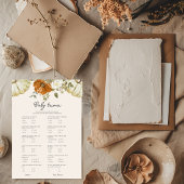 Little Pumpkin Baby Trivia Baby Shower Card Einladung