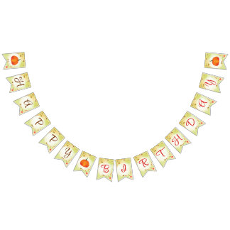 Little Pumpkin Birthday Bunting Wimpelkette