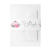 Little Pumpkin Blush Pink Rustic Baby Dusche Einladungsbanderole (Vorderseite Beispiel)