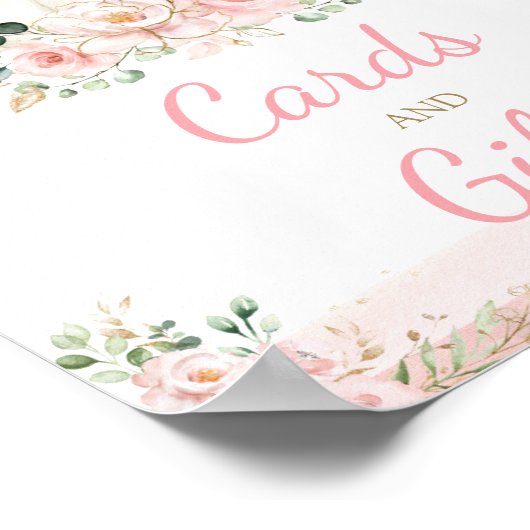 Little Pumpkin Blush Rose Gold Cards & Gifts Zeich Poster (Ecke)