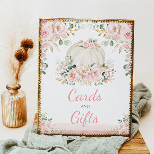 Little Pumpkin Blush Rose Gold Cards & Gifts Zeich Poster