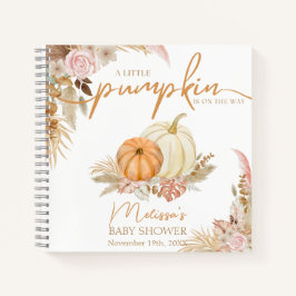 Little Pumpkin Boho Fall Floral Notizblock